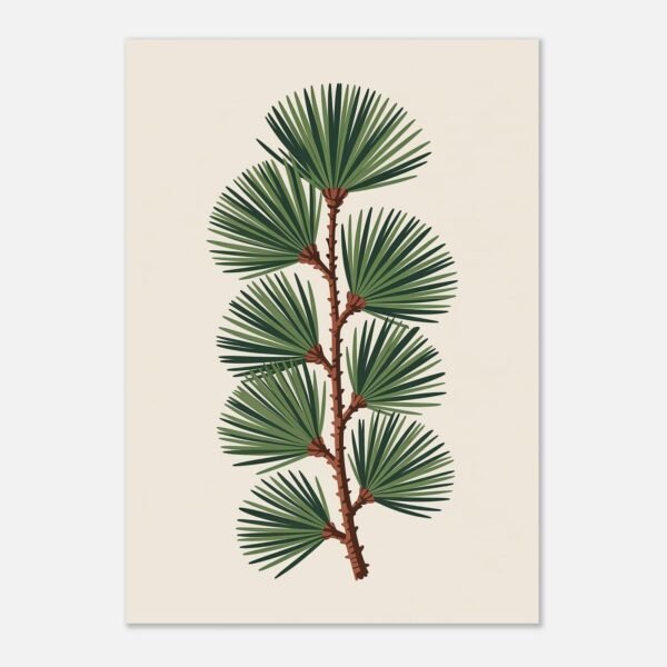 01770a16-cb6e-4edb-9210-54eae8501b39-1.jpg Affiche Mélèze, tirage botanique contemporain à encadrer, format A4 à A1