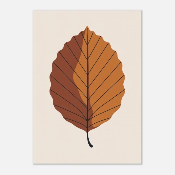 Affiche Hêtre, tirage botanique contemporain à encadrer, format A4 à A1
