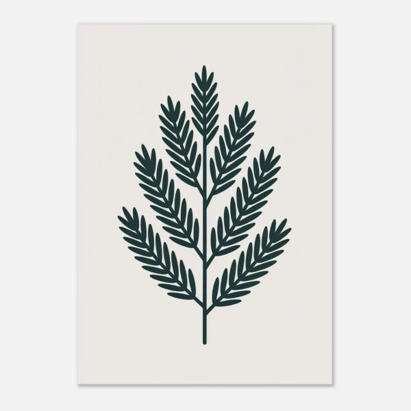 Affiche Cyprès, tirage botanique contemporain à encadrer, format A4 à A1