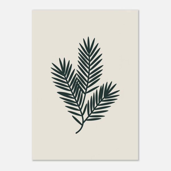 Affiche If, tirage botanique minimaliste à encadrer, format A4 à A1