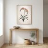 Affiche Freesia – tirage japandi encadré, en situation dans un intérieur