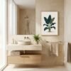 BOT-PLA-000114-mockup-1.jpg Affiche Aspidistra – tirage contemporain encadré, en situation dans un intérieur