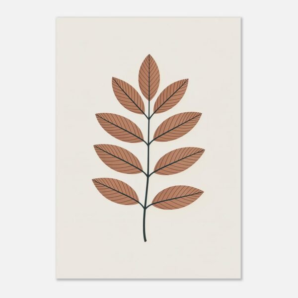 Affiche Frêne, tirage botanique minimaliste à encadrer, format A4 à A1