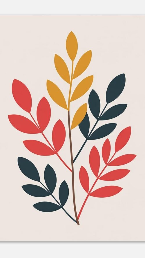 acaee762-81c8-47ff-95ca-9924917f50a3-1.jpg Affiche Composition branches nues, tirage botanique contemporain à encadrer, format A4 à A1