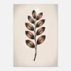 Affiche Zamioculcas, tirage botanique japandi à encadrer, format A4 à A1