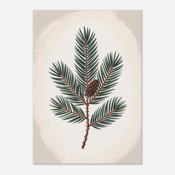 fe6c427e-82a9-42bd-8f22-690b5e91cda3-1.jpg Affiche Sapin, tirage botanique japandi à encadrer, format A4 à A1